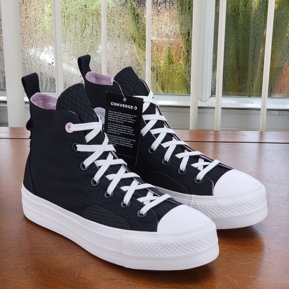 Converse Women's CTAS Lift Hi Platform Future Utility 572420C Black Multi Sizes - Picture 11 of 12
